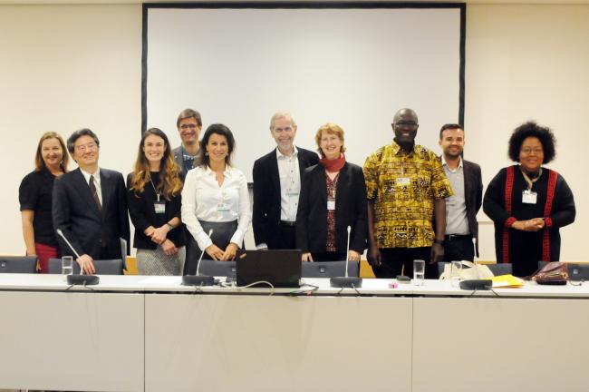 Group photo of the event on The sound management of chemicals and waste'