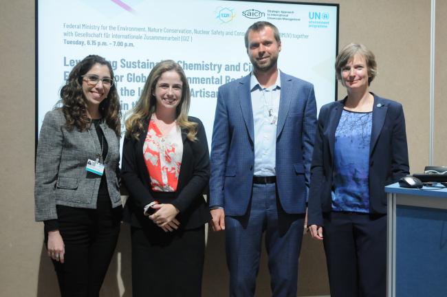 Group photo of speakers of the event on 'Leveraging Sustainable Chemistry and Circular Economy for Global Environmental Resilience'