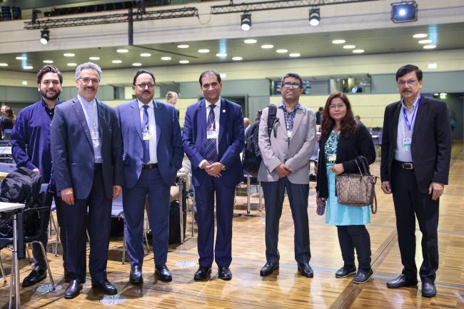 Delegates from the Asia-Pacific regional group