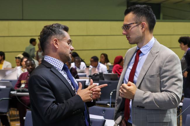 Francisco Nelson Linhares, Brazil, with Francisco Garcia Ortiz, El Salvador