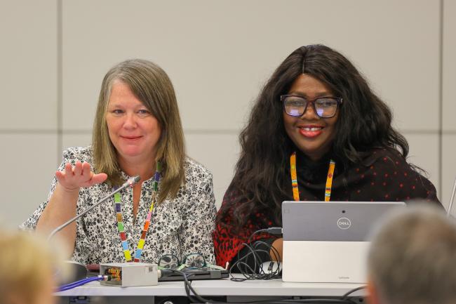 Co-Facilitators Karissa Kovner, US, and Noluzuko Zukie Gwayi, South Africa