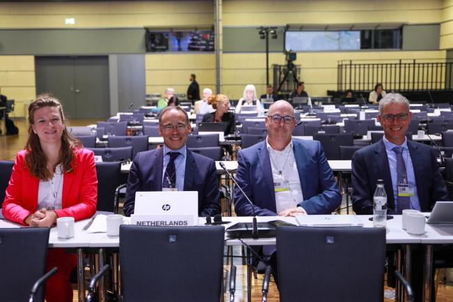 The Dutch delegation