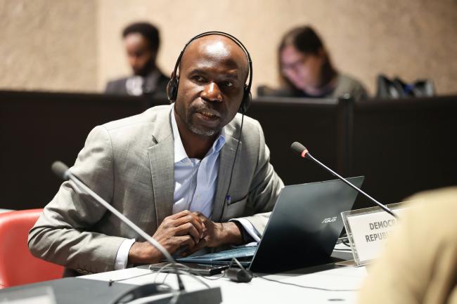 Jean Marie Bope Bope Lapwong, Democratic Republic of the Congo, reported key messages from the informal breakout group he co-facilitated 