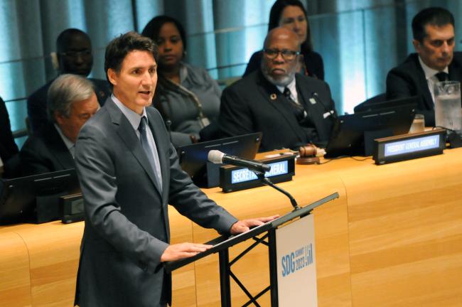 Justin Trudeau, Prime Minister of Canada, and Co-Chair of the Sustainable Development Goals Advocates Group