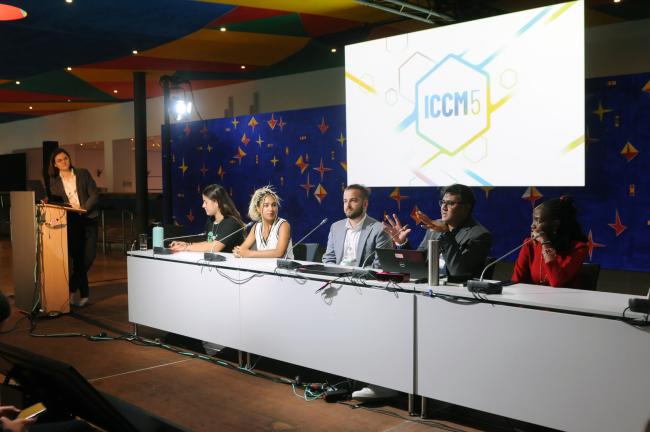 Panel speakers of the event on 'Youth-Led Action on Chemicals and Waste in Communities Around the World'