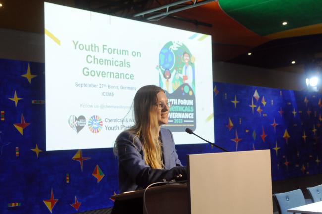 Shannon Lisa, Chemicals and Waste Youth Platform Global Focal Point