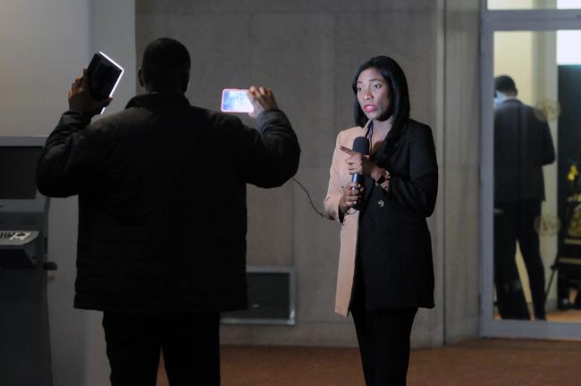 The media at the Climate Ambition Summit