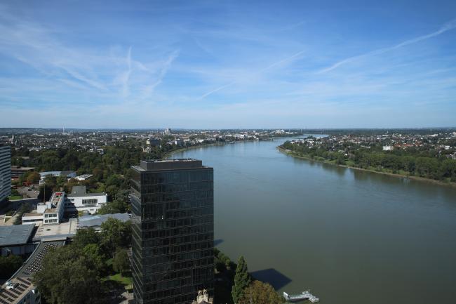 View of Rhine from the UN building 