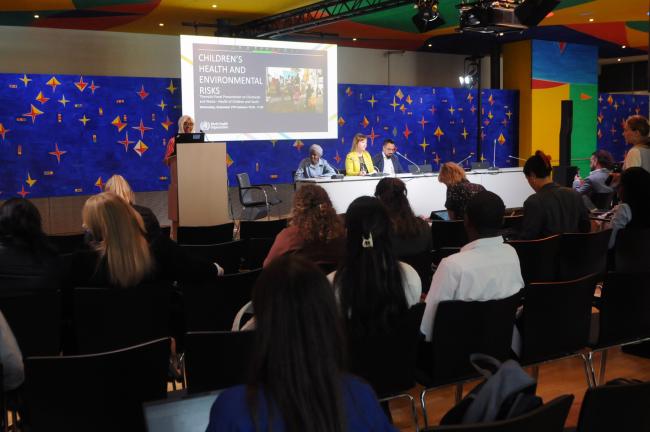 A view of the room during session on Children, Adolescents and Their Exposure to Toxic Chemicals