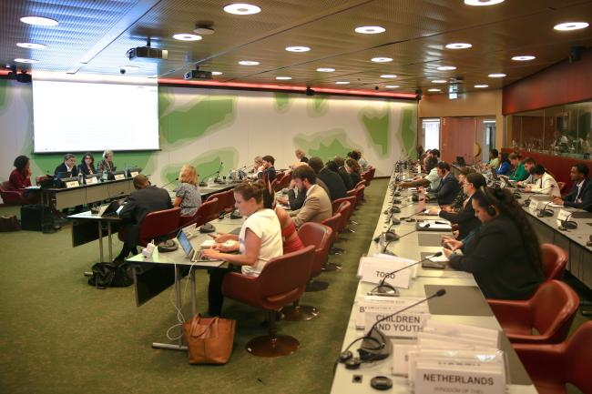 View of the room during the Group 2 