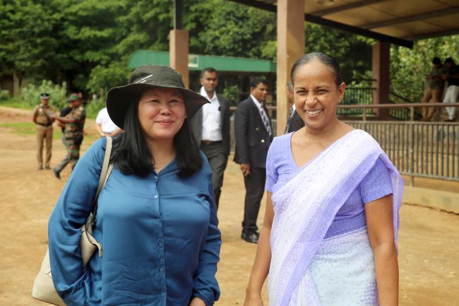 5th Forum participants in a field trip at Pinnawala Elephant Orphanage, Sri Lanka Dechen - 5FMAP - 6October2023 - Photo