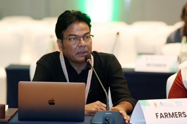 Ajay Kumar Jha, Asia Pacific Regional Facilitator of Major Groups and Stakeholders 