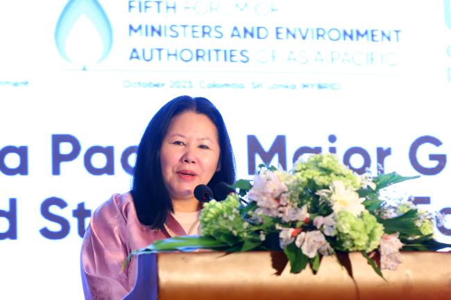 Dechen Tsering, UNEP Regional Director for Asia and the Pacific