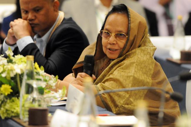 Habibun Nahar, Deputy Minister of Environment, Forests and Climate Change, Bangladesh