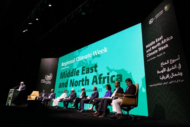 Panelists in track 3 shared opportunities for MENA strategic initiatives to adapt to climate change and build long-term resilience.