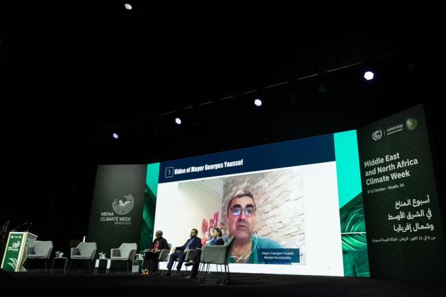 Panelists in track 2 discussed climate-resilient infrastructure systems: adapting to extreme weather events in urban MENA