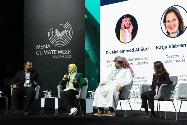 Panelists in track 2 discussed nature-based solutions for infrastructure