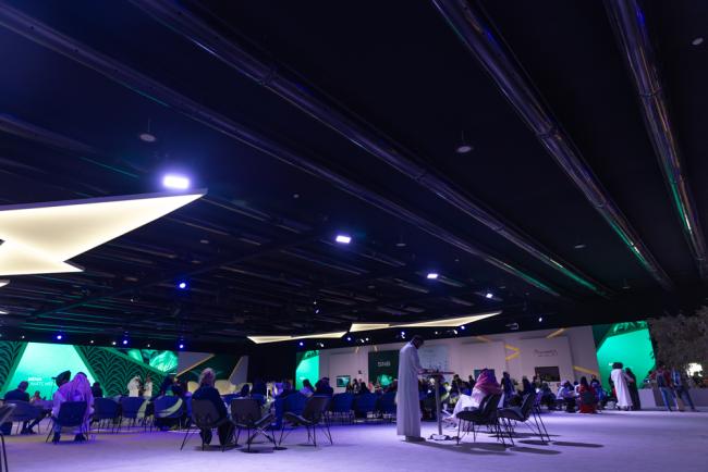 The Action Hub is a space for participants to meet informally