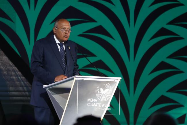 Sameh Shoukry, Minister of Foreign Affairs, Egypt, and COP 27 President