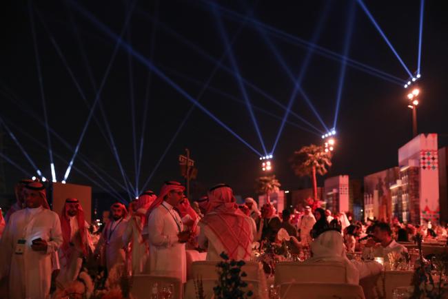 In the evening, delegates attended a reception dinner hosted by Saudi Arabia, enjoying an evening of culture and experience. 