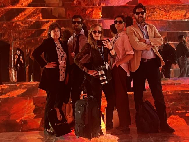 The Earth Negotiations Bulletin (ENB) team covering MENA Climate Week