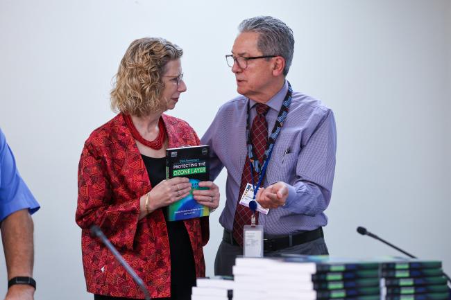 Inger Andersen, Executive Director, UNEP, and Marco Gonzalez, TEAP