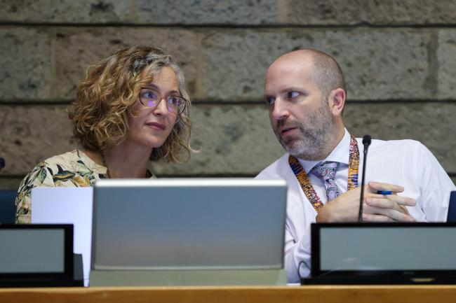 Ana Maria Kleymeyer, Federated States of Micronesia, and Michel Gauvin, Canada