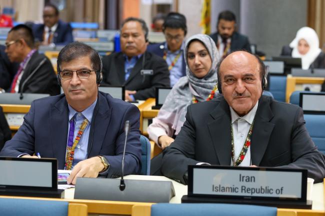 The Iranian delegation