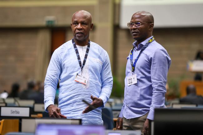 Jacques Glaï Monlolamon, Côte d'Ivoire, and Ibrahima Sory Cisse, Guinea