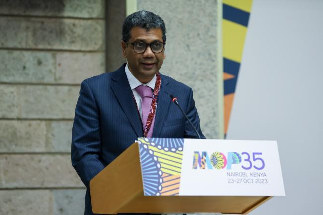 Kaydas Ramano, Minister of Environment, Mauritius