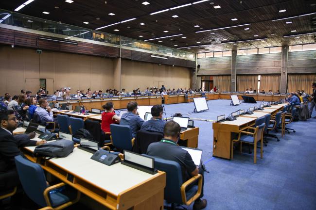 View of the room during the Contact Group on Mechanisms for Planning, Monitoring, Reporting and Review