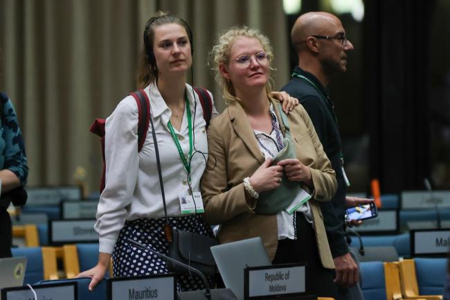 Sanne Kruid, the Netherlands, with Adèle Fardoux, France