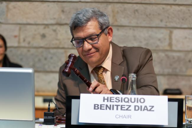 SBSTTA Chair Hesiquio Benítez Díaz