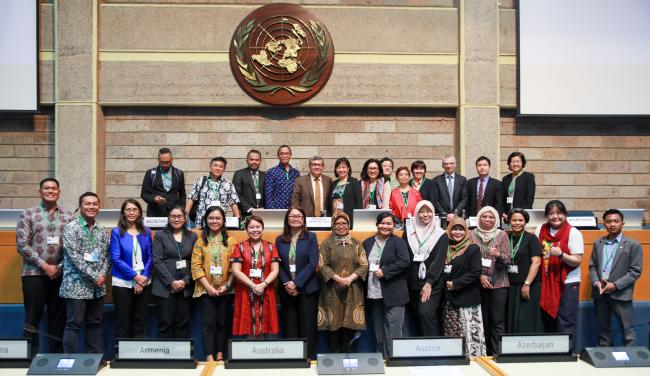 Delegates from the Asian-Pacific region