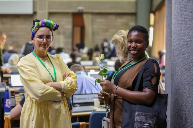 Fatima El-Aaraby and Irene Natukunda, Global Youth Biodiversity Network