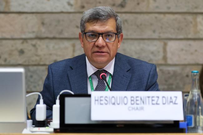 SBSTTA Chair Hesiquio Benítez Díaz