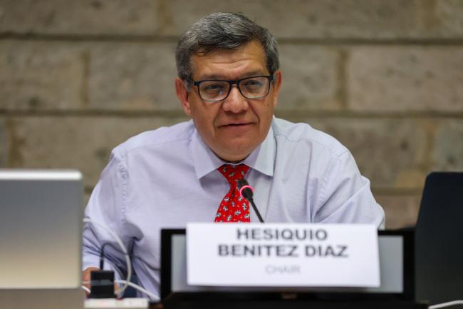 SBSTTA Chair Hesiquio Benítez Díaz