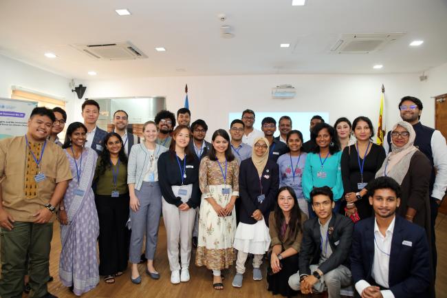 Youth Forum participants and moderators 