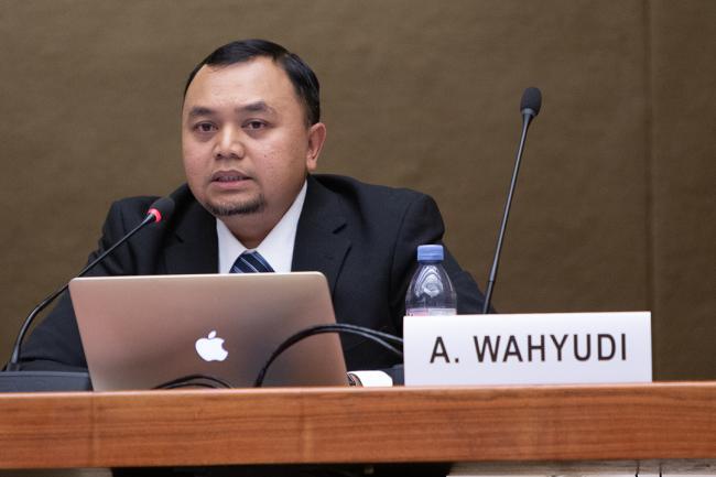 Agus Wahyudi, Indonesia Ministry of Energy and Mineral Resources, Focal Point of the ASEAN Working Group on Sustainable Minerals Development, Indonesia -IGF-AGM 19 - 9 Nov 2023 - Photo