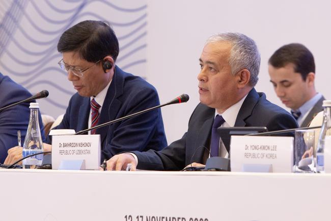 Bakhriddin Nishonov, First Deputy Director General of Scientific Research Hydrometeorological Institute of the Republic of Uzbekistan - CRIC 21 - 15 Nov 2023 - Photo