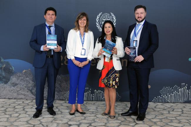 (L-R) Jose Roberto Gioia Alfaia Junior, Carina Costa de Oliveira, Elza Moreira Marcelino de Castro, and Eduardo Sfoglia, Brazil