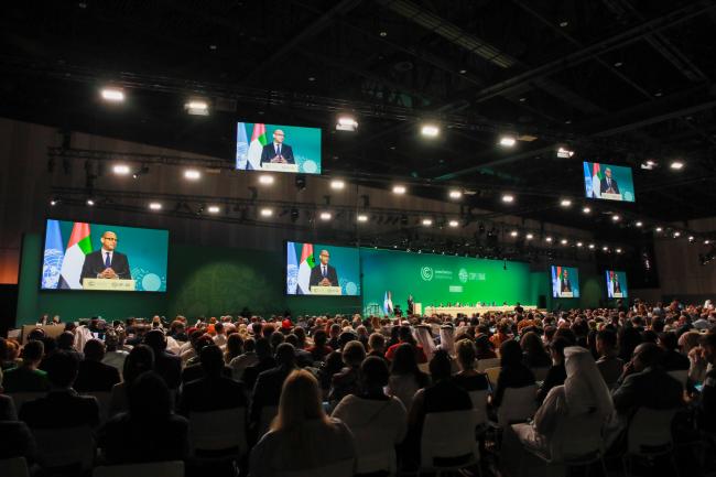 View of the room during the opening session