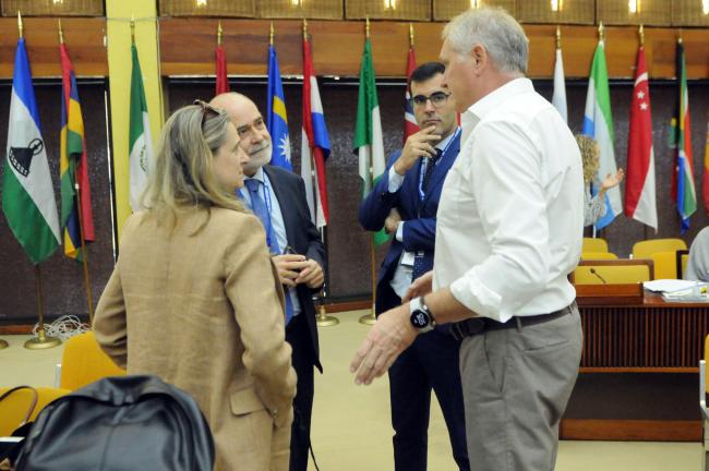 Esther Salamanca, Antonio Nieto Magro, Javier San Román, Spain, with Carsten Ruhlemann, Germany