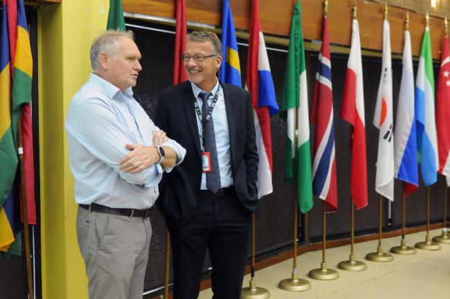 Carsten Rühlemann, Germany, and Ulrich Schwarz-Schampera, ISA Secretariat