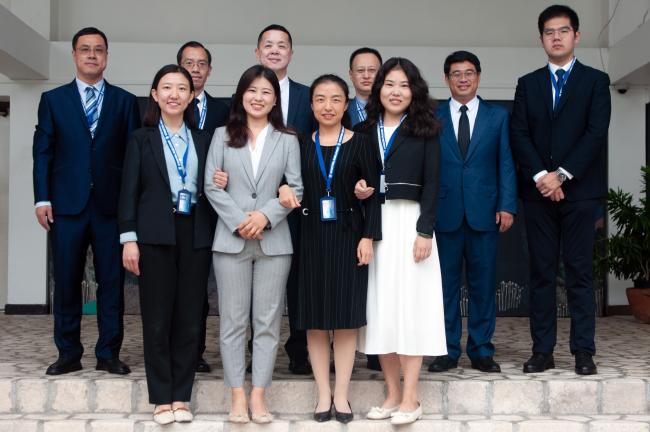 The Chinese delegation