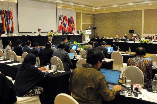 Delegates during Wednesday's proceedings of the Council