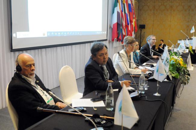 The dais of the session on Ex-Post Evaluation Reports