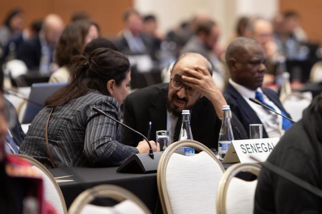 Delegates confering 2 - CRIC 21 - 13 Nov 2023 - Photo