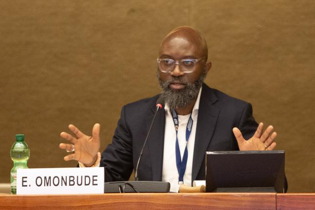 Ekpen Omonbude, Senior Policy Advisor, IGF - IGF-AGM 19 - 9 Nov 2023 - Photo