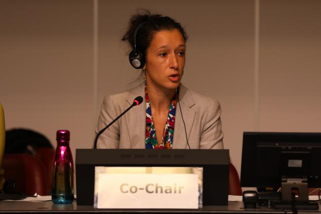 Contact Group Co-Chair Salima Kempenaer, Belgium